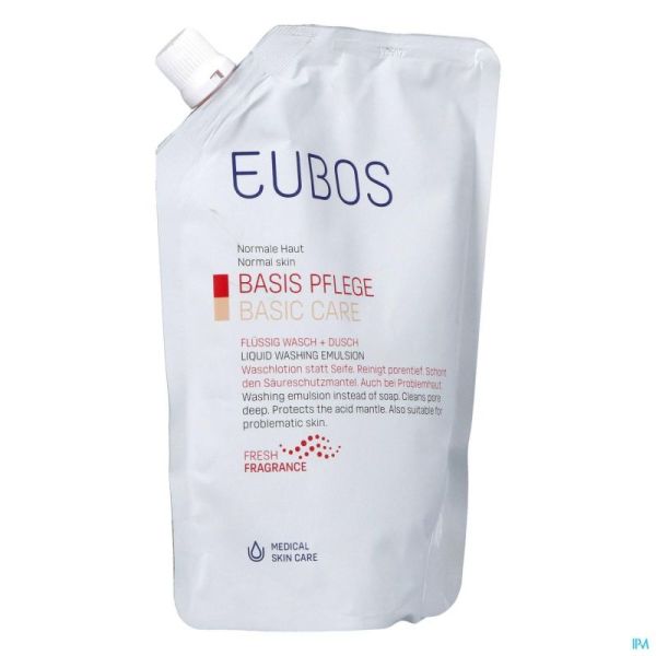 Eubos Savon Liquide Rose Refill 400Ml