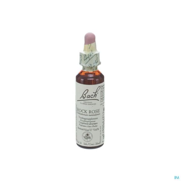 Bach flower remedie 26 rock rose 20ml