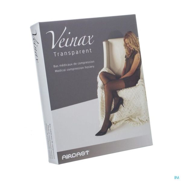 Veinax Bas-autofix. Transp. 2 Long Noir Taille 3