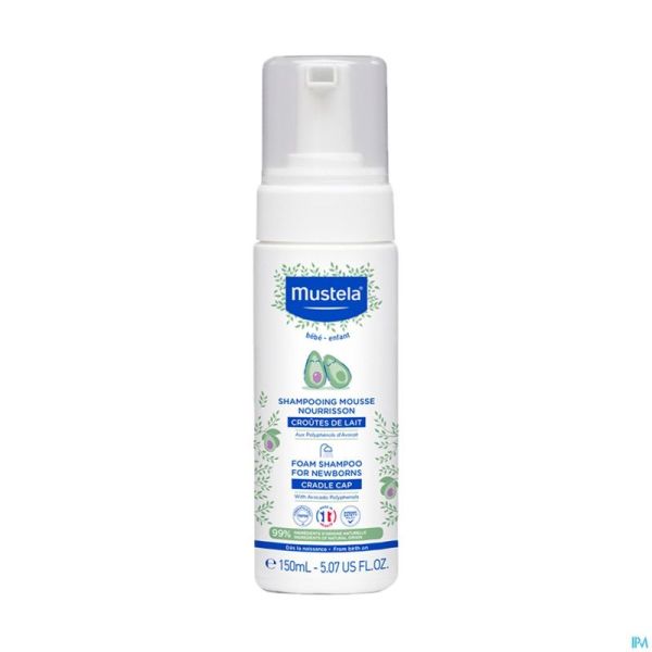 Mustela Pn Shampooing Mousse Nourrisson 150Ml