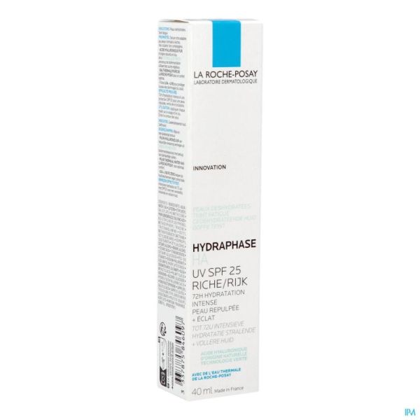 Lrp Hydraphase Ha Uv Rijk Hydraterende Creme 40ml