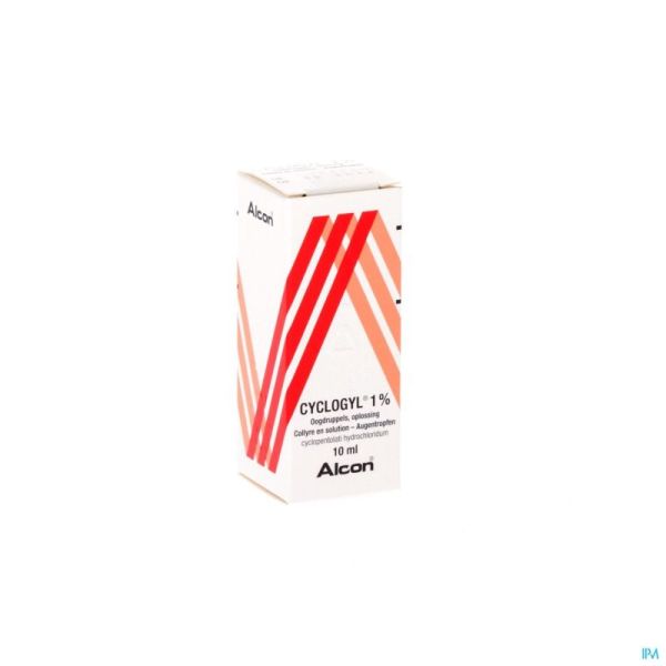 Cyclogyl 1% Collyre 10 Ml