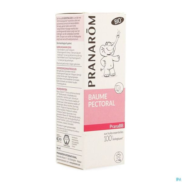 Pranabb Baume Pectoral Tube 40Ml Pranarom