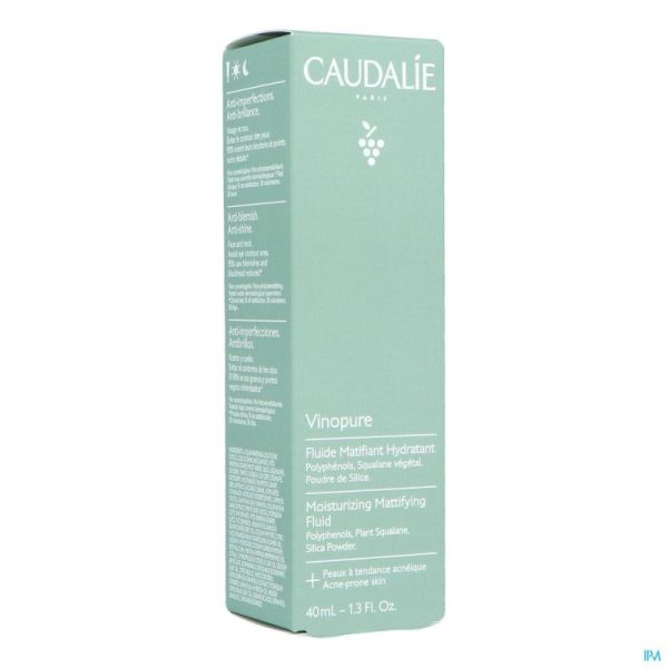 Caudalie Vinopure Fluide Matifiant Hydra 40Ml Nf