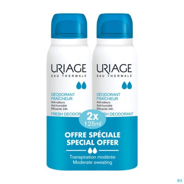 Uriage Deo Fraicheur 2 X 125ml Promo