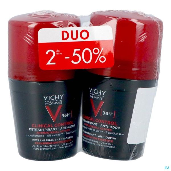 Vichy Deo H Roll 96h Clinical Ctrl Duo 50ml 2e-50%