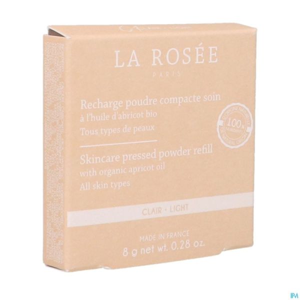 La Rosee Pdr Compacte Soin Abr.bio 01 Clair Rech8g