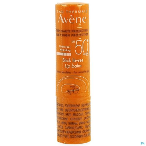 Avene Sol Ip50+ Stick Levres 3G