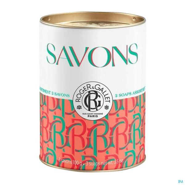 Roger&gallet Savon Ging. R./neroli/oeillet 3x100g