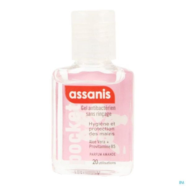 Assanis Pocket Gel Mains Amande 20ml
