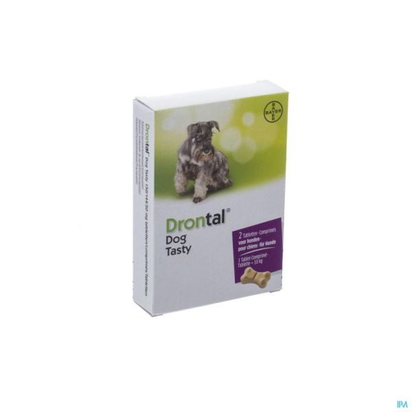 Drontal Tasty Bone 150/144/5Mg 10Kg Dog Comp 2