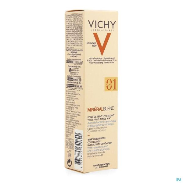 Vichy Mineralblend Fdt Clay 01 30Ml