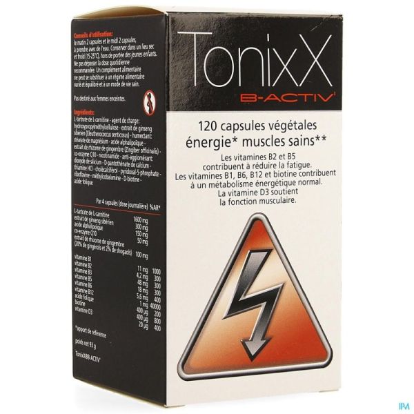 Tonixx b-activ comp 120 nf