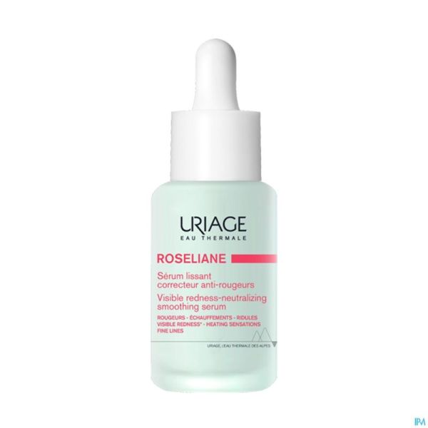 Uriage Roseliane Gladmak&corrig.serum A/roodh.30ml