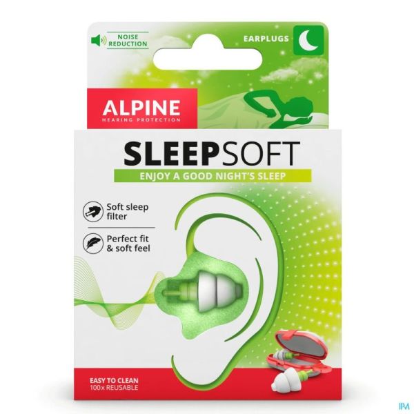 Alpine sleepsoft bouchon oreille 1p labophar