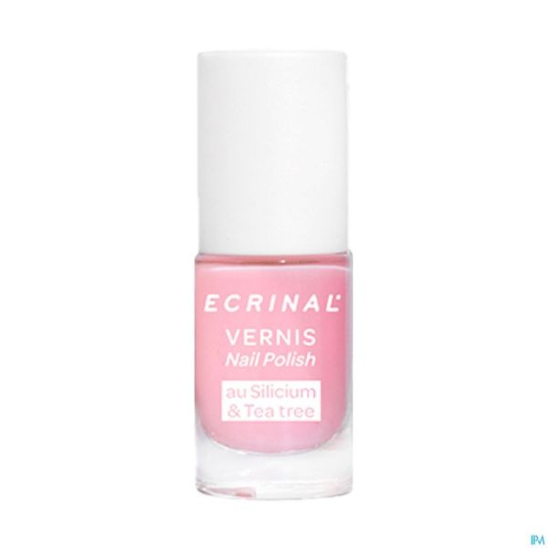 Ecrinal Vernis Silicium&tea Tree Rose Perle 5ml
