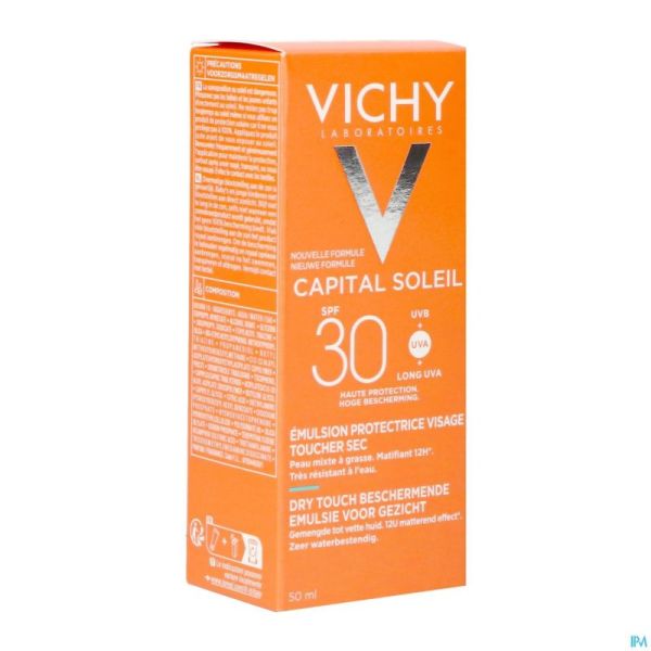 Vichy Cap Sol Ip30 Cr Vis Dry Touch 50Ml