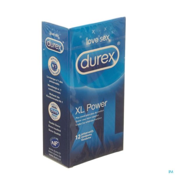 Durex Xl Power Condoms 12