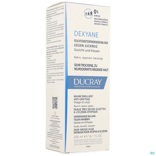 Ducray Dexyane Balsem A/krab Verzachtend 200ml Nf