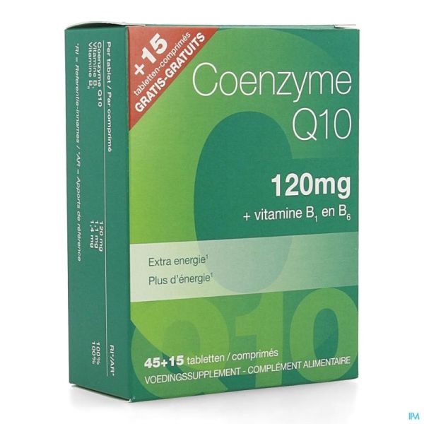 Coenzyme Q10 120mg Tabl 45+15 Gratuit Revogan