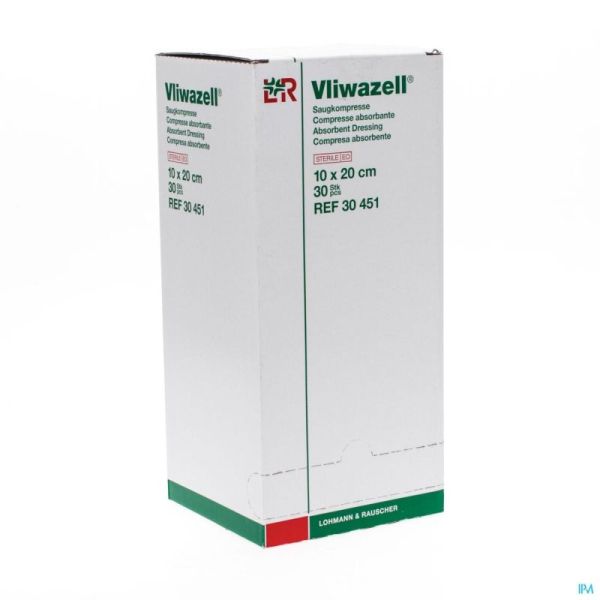 Vliwazell Cp Sterile 10x20cm 30 30451