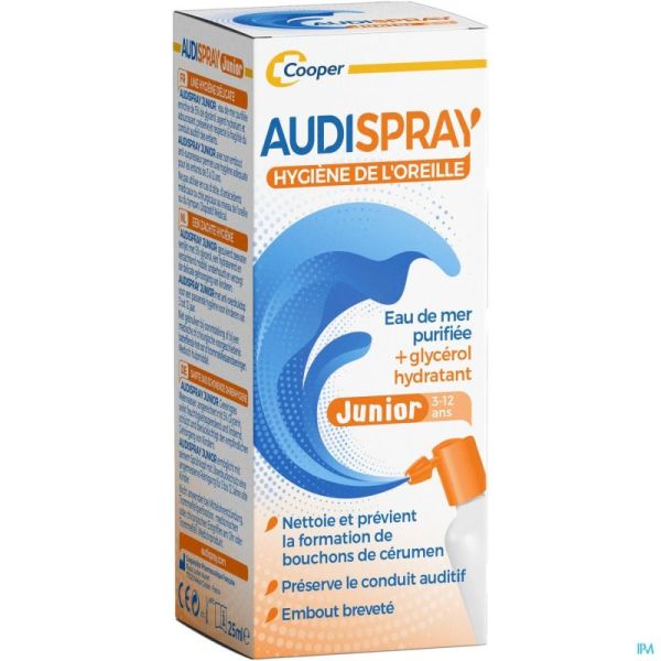 Audispray Junior Eau De Mer + Glycerol 25Ml