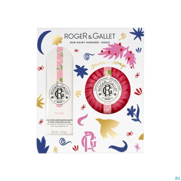 Roger&gallet Kerstset Rose 30ml + Zeep 100g