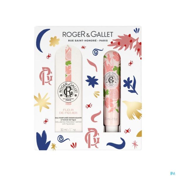 Roger&gallet Kerstset Fleur Fig.30ml + Handcr 30ml