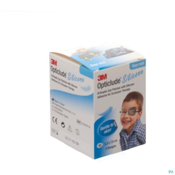 Opticlude 3M Silicone Eye Patch Boy Midi 50