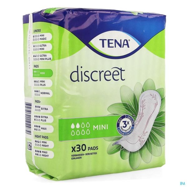 Tena Discreet Mini 30