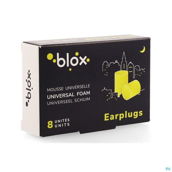 Blox Mousse Cylindriq.4 Paires Prot.audit. A/Bruit