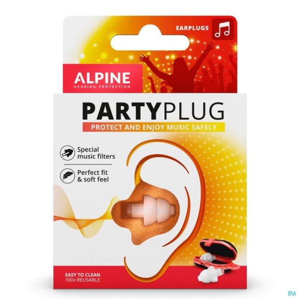 Alpine Party Bouchon Oreille 1p Labophar