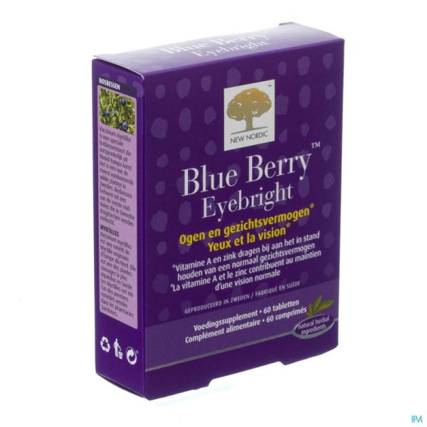 New Nordic Blue Berry Eyebright Comp 60