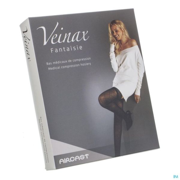 Veinax Hold-ups Grote Diamant 2 Lang Zwart Maat 3