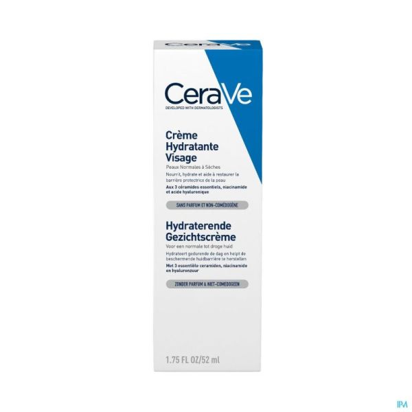 Cerave Creme Hydratante Visage 52Ml