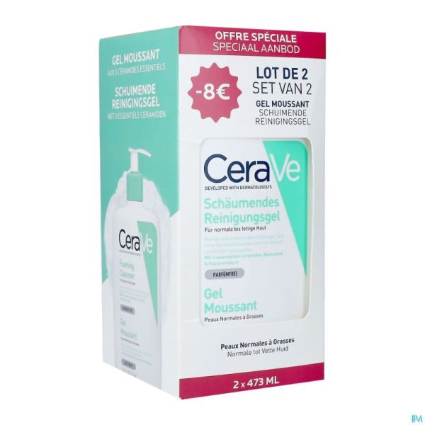 CERAVE FOAMING CLEANSER DUO 2X473ML