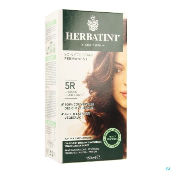 Herbatint Kastanjebruin Licht Koper 5r 150ml