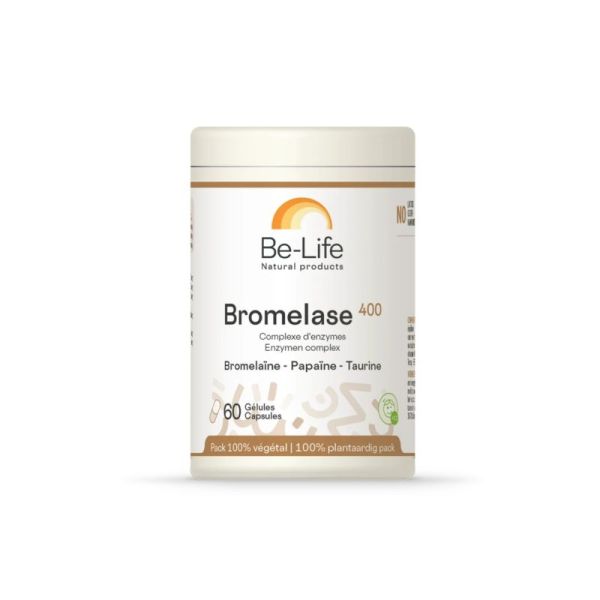 Be Life Bromelase 400 Enzymes 60 Gélules