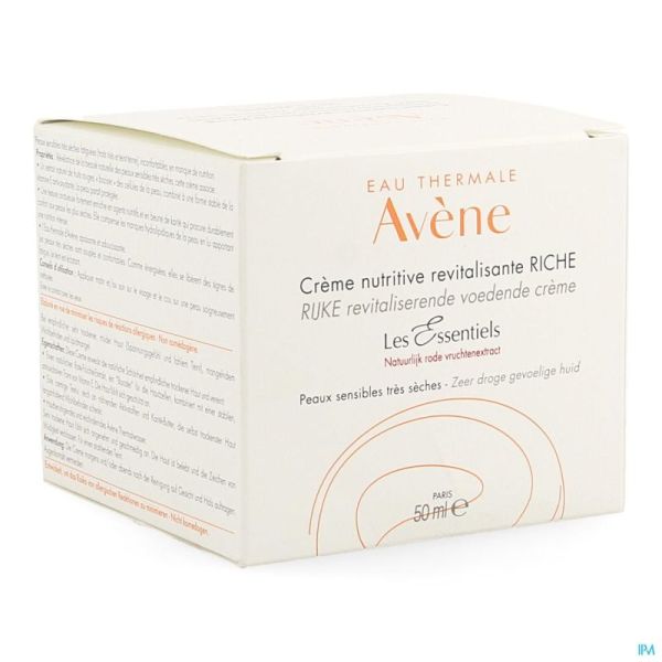 Avene Les Essentiels Cr Nutr. Revital. Riche 50Ml