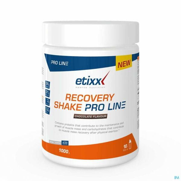 Etixx Recovery Pro Shake Chocolate 1000G