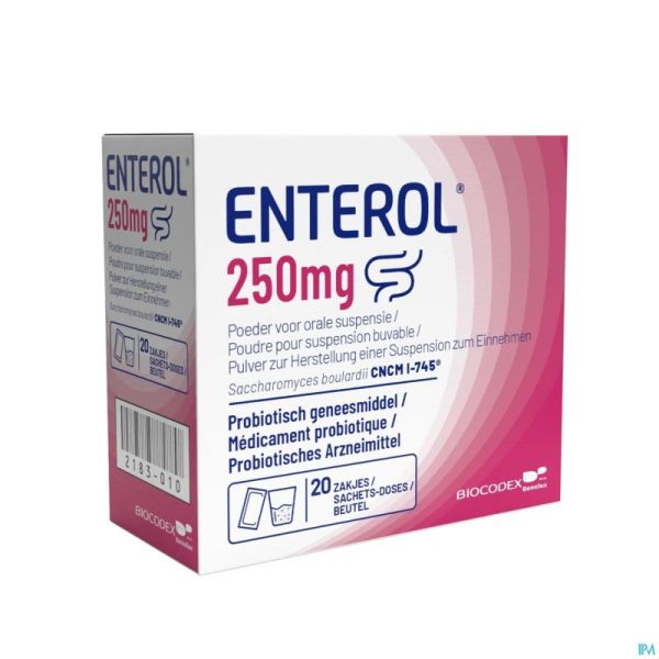 Enterol 250 Mg Pulv Sach 20