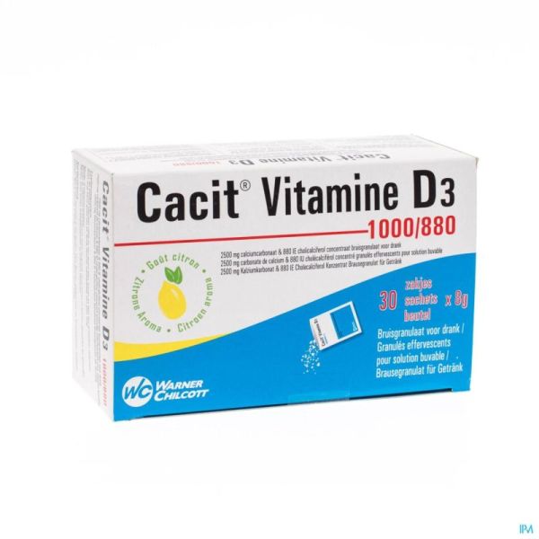 Cacit Vit. D3 1000/880 Sach Gran 30 Impexeco Pip