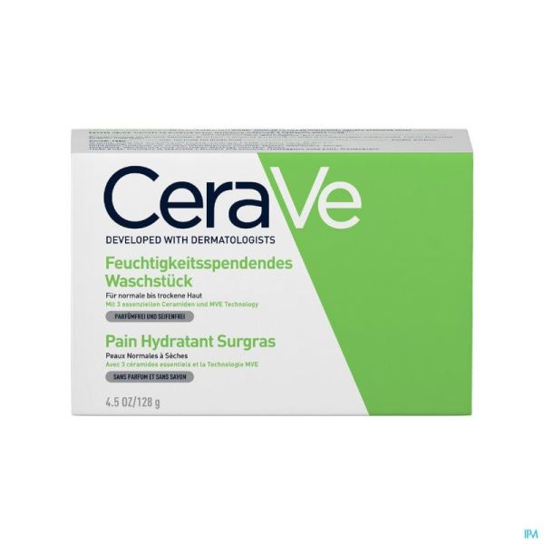 Cerave Pain Hydratant Surgras 128G