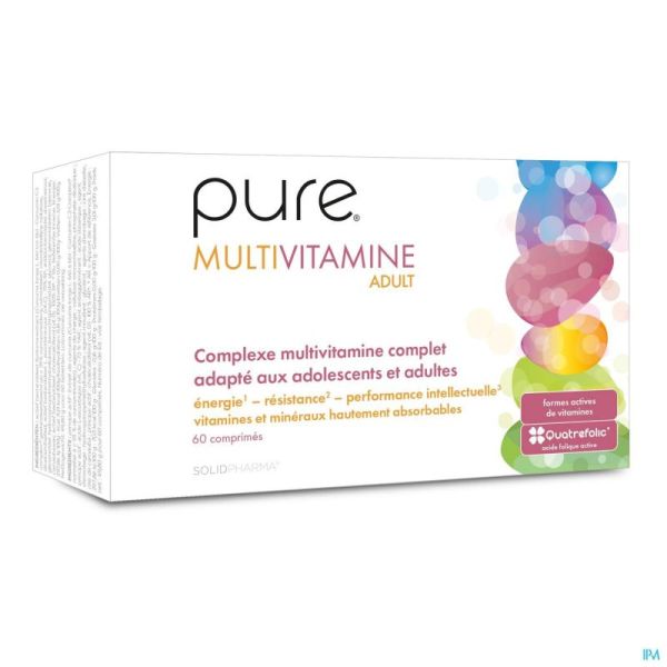 Pure Multivitamine Adult Tabl 60