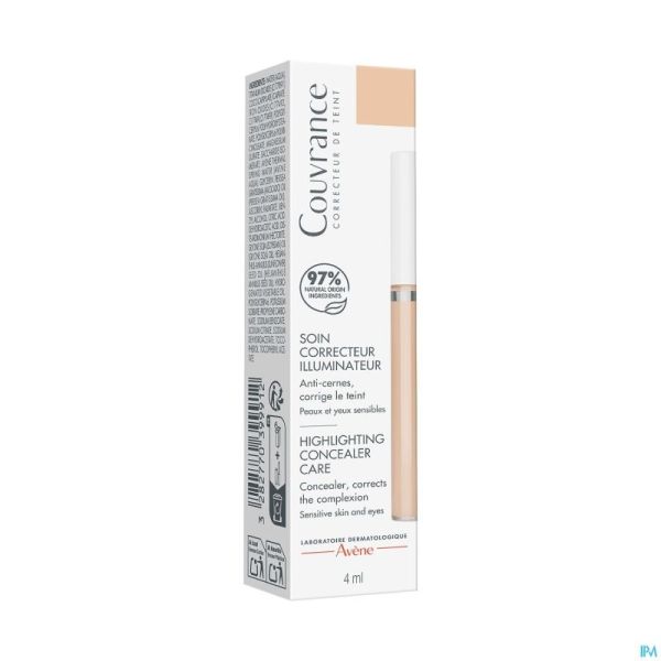 AVENE COUVRANCE SOIN CORRECTEUR ILLUMINATEUR 4ML