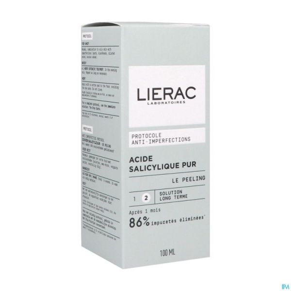 Lierac Protocol Lotion Peeling A/puistjes Fl 100ml