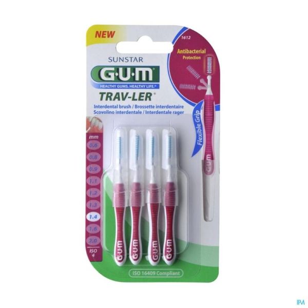 Gum Proxabrush Travel Cyl. Fine 4 1612