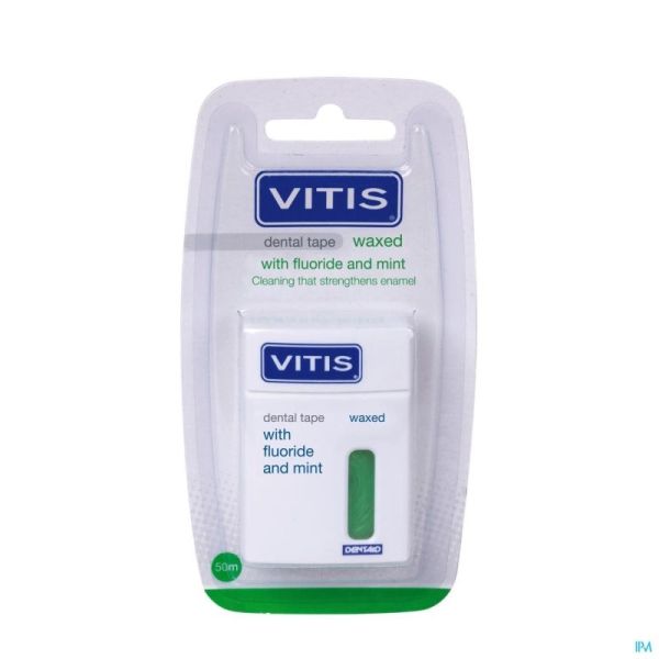 Vitis Tape Waxed Fluor Mint 50M 1502