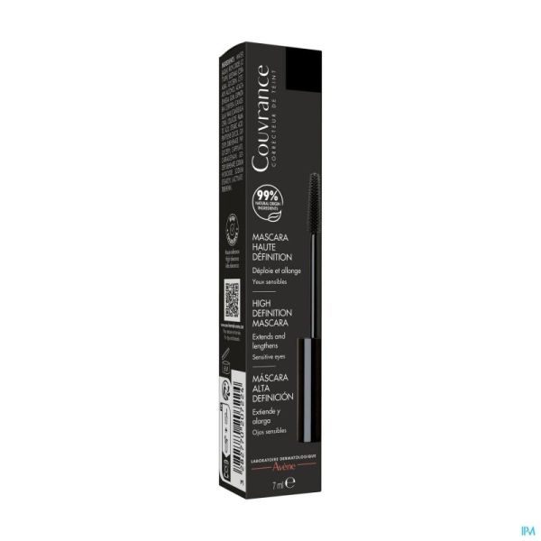 Avene Couvrance Mascara High Definition Zwart 7ml