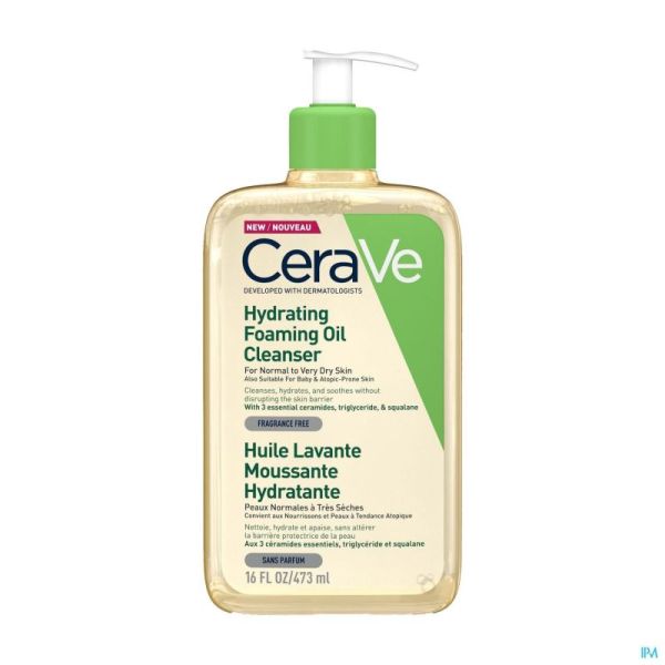 Cerave Huile Lavante Moussante Hydratante 473Ml